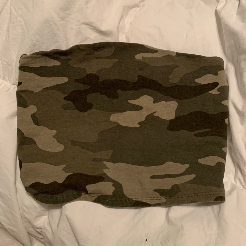 Garage camo tube top